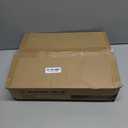 SUPERJARE Nightstand with Charging Station, Bed Side Table with Adjustable Fabric Drawer, Night Stand for Bedroom, 3-Tier Storage End Table, for Living Room, Rustic Brown (M (11.8"D x 15.7"W x 23.4"H))