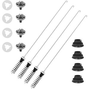 Upgraded WTW7000DW4 WTW7500GW0 WTW7500GW2 WTW7500GC2 Washer Suspension Rods(4pc)