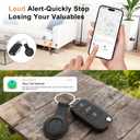 Air Tracker Tag-1 Pack Works with Apple Find My (iOS Only), Bluetooth Tracker Tag Keys Finder Tracking Tags Item Locator with Sounds Smart Tag Keys Item Finders Smart Tag for Keys