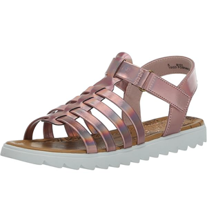 Blowfish Malibu Girl's Kit Flat Sandal, Color Pink, Size 1M