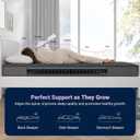 Avenco 6 Inch Twin Mattress, Medium Firm Hybrid Mattress in a Box