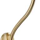 Sailing 3 Pack Coat Hooks - Champagne Bronze Coat Hooks Decorative Wall Hooks for Bathroom Living Room Bedroom Hanger for Robe Dressing Room Fitting Room