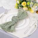 supernal 100PCS Clear Plastic Plates, Clear Plates with Silver Trim, Elegant Plastic Plate Include 50 Dinner Plate 10'' and 50 Dessert Appetizer Platos 7'' for Party, Wedding, Bridal Baptism