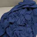 Bare Home Super Soft Fleece Fitted Sheet - Queen Size - Extra Plush Polar Fleece, No-Pilling - Deep Pocket - All Season Cozy Warmth (Queen, Dark Blue)