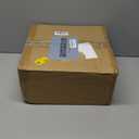 Bakepacker 100-Pack Wide Large Size Paper Bags With Handles Bulk 12.6"x4.3"x10" White Party Shopping Bags