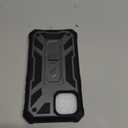 Poetic Compatible with iPhone 13 Case, Spartan Series Phone Case for iPhone 13 (6.1 inch, 2021) Full Body Rugged Premium Leather Texture Shockproof Protective Cover with Kickstand, Metallic