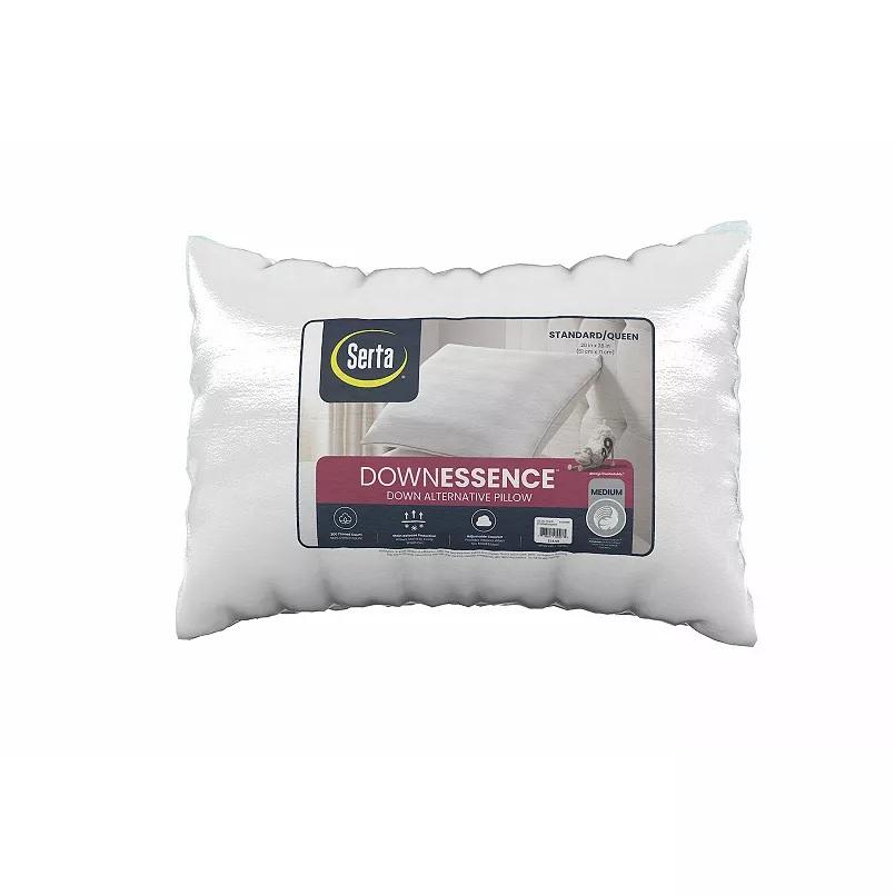 Serta® Down Essence Medium Bed Pillow, Standard/Queen Size