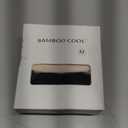 BAMBOO COOL Women's Thongs Seamless Moisture-Wicking Breathable Underwear High Stretchy Mid Waisted Panties Tagless 6 Pack (Medium)