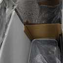 iTouchless 13 Gallon and 2.5 Gal Sensor Kitchen Trash Can with Lid and Bathroom Trashcan Combo Set, Stainless Steel Garbage Recycling Bins with Odor Filter for Home Office Garage Bedroom Living Room (Silver)