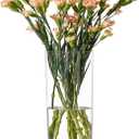 Flower Vase Acrylic Cylinder,7.86" Tall Clear Vase for Centerpieces,Wedding Decorative,Home Dcor, Non Breakable Plastic, 3.94" x 7.86" Tall Round - Clear