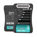 Dlyfull Battery Tester, LCD Display Universal Battery Checker for AA AAA C D 9V CR2032 CR123A CR2 CRV3 2CR5 CRP2 1.5V/3V Button Cell Batteries, 1x AAA Batteries Included