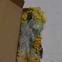 8 Bundles Artificial Sunflower with Stems & Daisy Bouquet - UV Resistant Silk Fake Flowers for Outdoor Indoor Spring Wedding Party Decor, Front Door Planter, Porch Patio Decoration (Yellow)