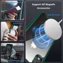 Amizee Magnetic Case Compatible with iPhone XR Case [Compatible with MagSafe] with Screen Protector Clear Back Shockproof Protective Phone Case (Green)