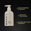 BASED Leave-In Conditioner, Instant Frizz Control, Hydrates & Nourishes Hair, Premium Leave-In Conditioner for Men, Healthier-Looking Frizz-Free Hair in Minutes (6.8 Fl Oz Pack of 1)