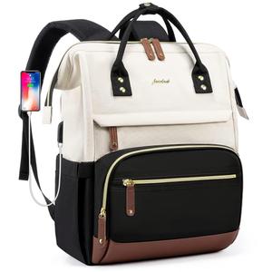 Backpack for Women Work Bags: Laptop Backpack Purse Waterproof Backpacks with USB Charger College Bookbag Casual Business Computer Backpack for Travel Nurse Teacher