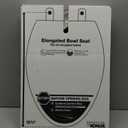 KOHLER 4636-RL-0 Cachet ReadyLatch Elongated Slow Close Toilet Seat, Soft Close Toilet Seat Quiet Lid, Contoured Grip-Tight Bumpers Installation Hardware, Apartment Essentials, White