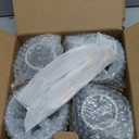 Coffee Mug Set of 4 - Ceramic 15 oz Coffee Cup with Handle, Large Stoneware Cups for Tea Milk Latte Cappuccino, Unique Hand-Painted Mug for Men Women Office Work (Marble Gray)