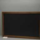 MyGift 36 x 24 Large Chalkboard Sign with Rustic Brown Wood Frame, Hanging Erasbale Menu Board, Wedding and Event Chalkboard Signage