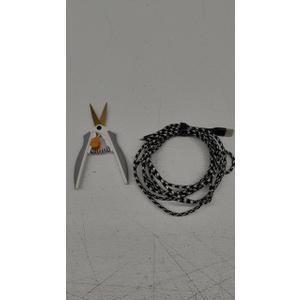 iPhone Charger 4' + Fiskars Easy Action Micro-Tip Titanium Scissors