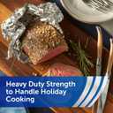 Reynolds Wrap Heavy Duty Aluminum Foil Roll, Thick Heavy Duty Foil for Added Strength and Durability, Secure Easy Open and Close Tab, 12 Inches Wide, 50 Sq. Ft. (Silver)