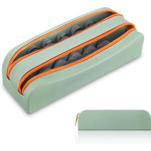 AITIME Portable Daily Contact Lens Organizer, Disposable Contact Lens Dispenser, Travel Color Contact Lens Storage Case Kit with Labeled R & L