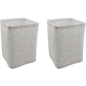 Lamp Shades Set of 2,Small Lampshades for Table Lamp,Floor Lamp Shade,Drum Lamp Shades Handcrafted,Rectangle L 5.51" H 7.87"