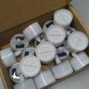 54 Pcs Solar Tea Lights Bulk Outdoor Waterproof Rechargeable Dusk to Dawn Lighting Small Valentine's Day Flameless Flickering LED Votive Candles for Garden Patio Party Lanterns (Warm White)