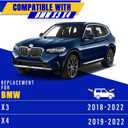 3 wipers Replacement for 2018-2022 BMW X3/2019-2022 BMW X4, Windshield Wiper Blades Original Equipment Replacement - 26"/20"/12" (Set of 3)