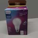 PHILIPS LED 150-100-60W A21 1-Pack BrightDial Daylight (5000K) 2605-1600-800 Lumen (22-12-8W = 150-100-60W) Frosted Flicker-Free Light Bulb