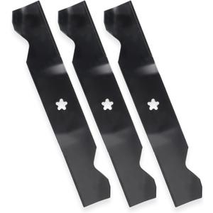 ILONPA 532187256 54" Mulching Blades for Z254F Z254 Hus qvarna MZ48 MZ54 RZ5424 RZ5426 YTH2454 YTH24V54 YTH26V54 LGT2554 LGT2654 187256 187254 532187254 54inch Deck Zero Turn Lawn Mower(5-Star), Black