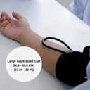 HCS Extra Large Blood Pressure Cuff, Manual - Adult BP Cuffs - XL Manual Blood Pressure Cuff Arm Monitor - Aneroid Sphygmomanometer - Medical Grade, Home Use, Elderly Care - w/Carrying Case