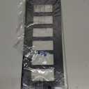 Eaton PJS266BK Decorator Screwless Wallplate, 6-Gang, Black