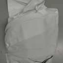 Guken White Linen Blackout Curtains 84 Inch Length 2 Panels Set for Living Room Bedroom Back Tab Thermal Insulated 100% Black Out Drapes Room Darkening 84 Inches Long