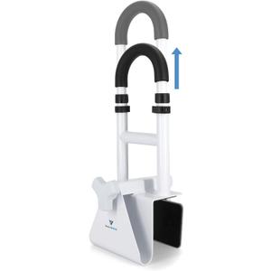 FSA/HSA Eligible, Vaunn Medical Bathtub Handle Grab Bar and Safety Rails for Seniors, Height Adjustable Tub Handles