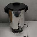 VEVOR Commercial Coffee Urn, 30 Cup 152oz Hot Beverage Dispenser with Dripless Faucet, 1090W Quick-Brewing Coffee Maker, Automatic Temperature Control, for Catering, Party, Church & Restaurant (EXP 08/25/32)