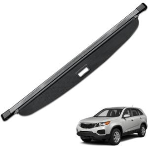 HAFIDI® Cargo Cover for 2011-2013 Kia Sorento Retractable Trunk Cargo Cover Sorento Accessories Anti-Peeping Anti-Theft Privacy Screen,Trunk Luggage Shield Shade Carbon Fiber Texture
