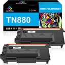 LeciRoba TN-880 TN880 Super High Yield Toner Cartridge Replacement for Brother TN880 TN 880 for Brother MFC-L6900DW HL-L6200DW MFC-L6700DW MFC-L6800DW HL-L6200DWT HL-L6300DW Printer (2-Pack)