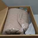 Exclusivo Mezcla Reversible Full Queen Quilt Bedding Set with Pillow Shams, Lightweight Quilts Queen Size, Soft Bedspreads Bed Coverlets for All Seasons - (Taupe, 90"x96")