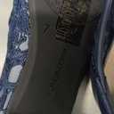 Greatonu Women Shoes Cut Out Slip On Synthetic Lace Ballet Flats (7 US, Navy)