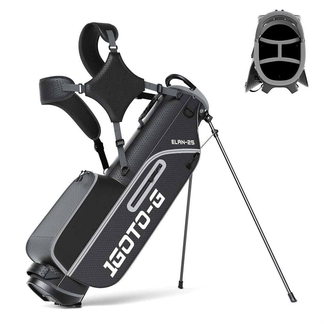 Junior Golf Stand Bag - Youth Golf Bag Ages 6-14+ Adult Lightweight Golf Stand Bag for Children & Adult