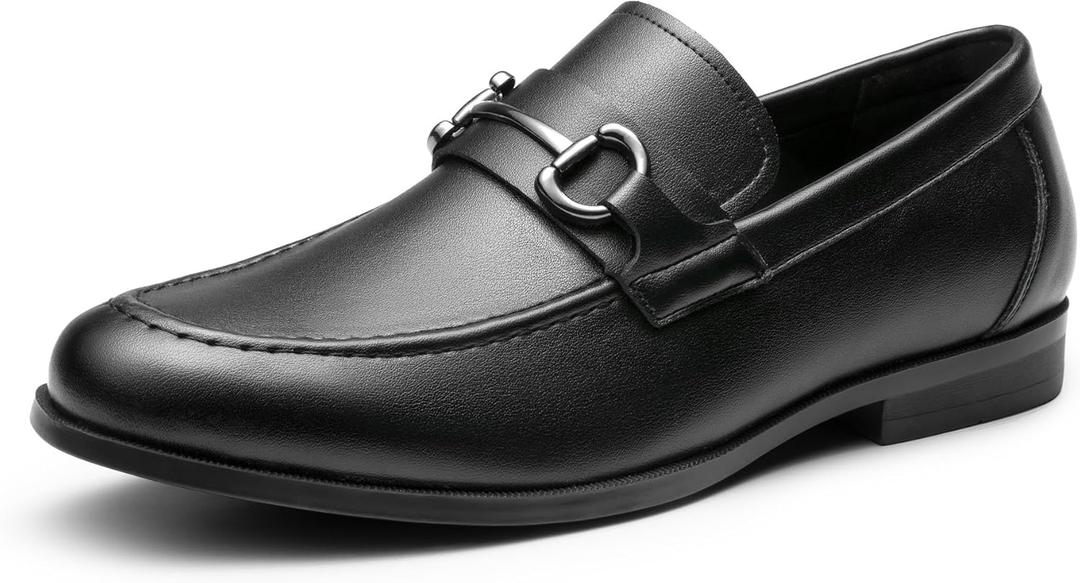 Bruno Marc Men's Dress Loafers Slip-on Formal Shoes (13, Black)