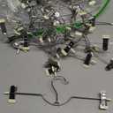 POZEAN Pants Hangers with Clips 30Pack, 12Inch Adjustable Skirt Hangers for Women, Space Saving Non-Slip Hangers for Shorts, Jeans, Coat, Kids' Clothes (White, 30Pack)