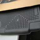 Husky Liners Weatherbeater Floor Mats | Fits 2015-2026 Ford F-150, 2022-2026 Lightning, SuperCrew (Crew Cab) w/Carpet & w/Out Fold Flat Storage | Front & 2nd Row, 3-pc Black - 94041