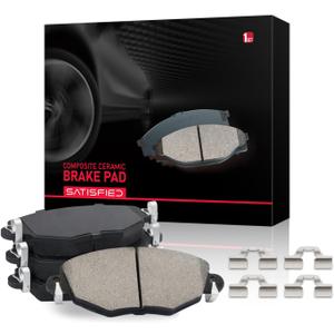 SATISFIED Ceramic Front Brake Pads D2036 Fit For Honda CR-V 2017-2025 | Clean, quiet operation, smooth pedal feel, consistent stopping performance, and dependable daily-driving response.
