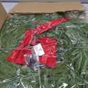 Christmas Wreath with Lights,26" Real Touch Pine Wreath with Bow and Bell, Artificial Christmas Wreaths for Front Door,Outdoor Winter Wreath for Indoor,Wall,Window Festival Decor