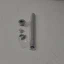 Mavivegue Closet Rod, 17 to 43 Inch Adjustable Closet Rods for Hanging Clothes, Silver Hanging Rod for Closet Wardrobes Laundry RV, Bathroom