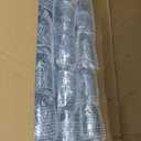 60 Pack Plastic Goblets 10oz Upgrade Vintage Water Goblet Plastic Glasses Colored Retro Embossed Glassware for Party Bar Juice Baby Shower Wedding Reception Grand (Blue)