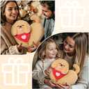 Lovely Corgi Plush Microwavable Stuffed Animals, Unscented 0.9 lbs Volcanic Rock Heatable Heating Pad 50-Minute Lasting Warmth Perfect for Period Cramps Menstruation Stress Relief Gifts Girls Women