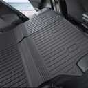 Cargo Mat for 2019-2025 Toyota RAV4(Include Hybrid), Full Coverage All Weather Trunk Mat Cargo Liner with Backrest Protectors for Toyota RAV4 Accessories