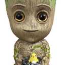 SLOCME Aquarium Groot Air Bubbler Decorations - Oxygen Pump Resin Crafts for Aquarium Fish Tank Decor,with Air Bubbler Stone for Aquarium
